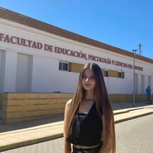 Вітаємо студентку спеціальності 053 «Психологія» Товпишко Анастасію в Університеті Уельви (Іспанія) з початком навчання за програмою міжнародного обміну “Erasmus+”!  Цікавого навчання, корисного досвіду та нових знайомств!!!